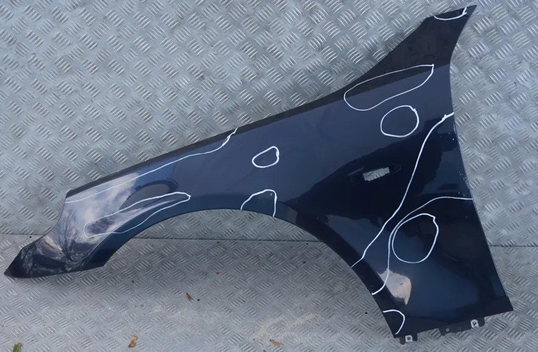BMW E60 E61 LCI Lato Conducente Pannello Laterale Frontale SX Parafango - SKU 7111429-OB - Numero di parte 7111429