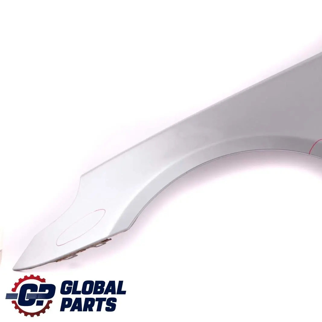 BMW 5 Series E60 E61 Front Left N/S Wing Fender Side Panel Silbergrau Grey A08 - SKU 7111429-SBG1 - Part number 7111429