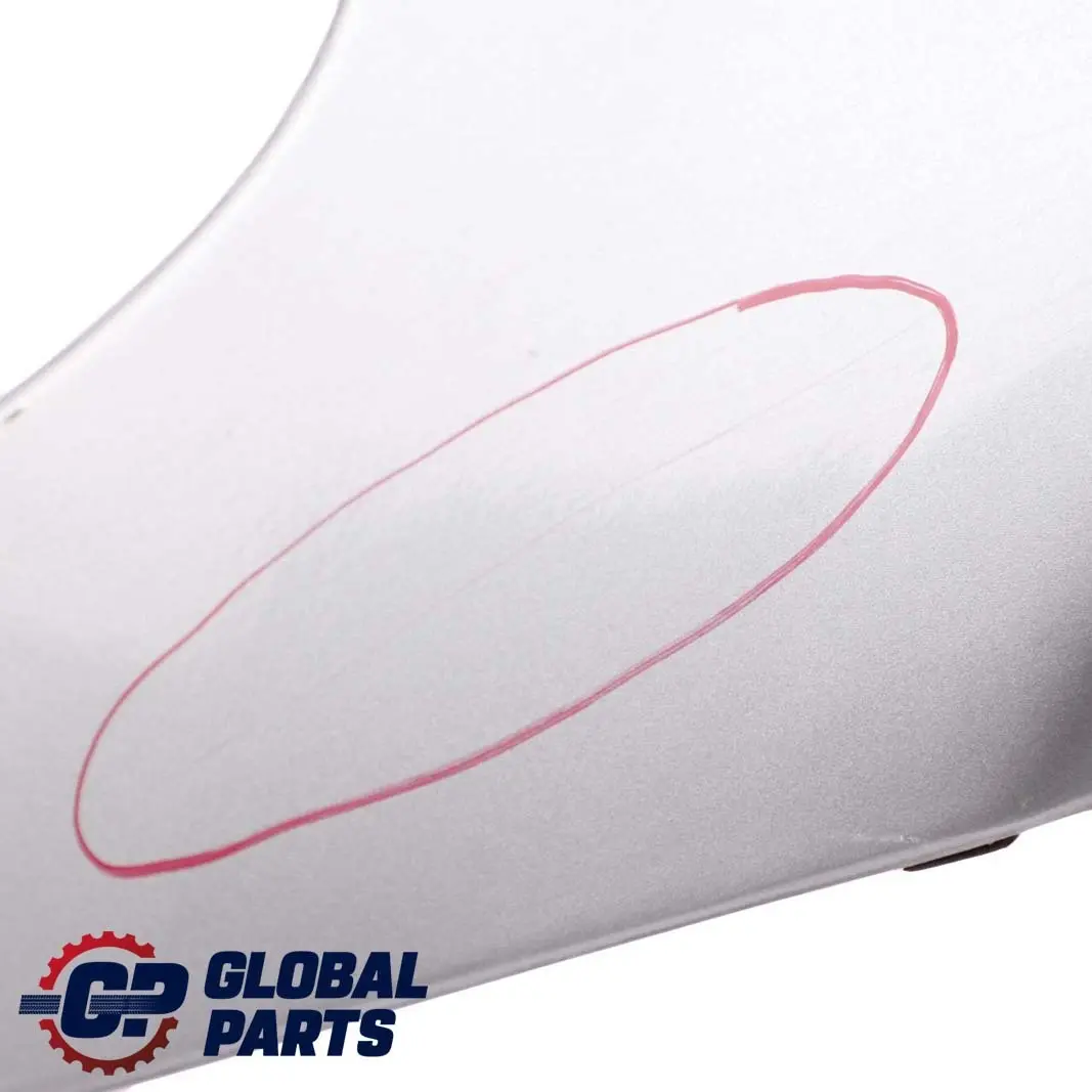 BMW 5 Series E60 E61 Front Left N/S Wing Fender Side Panel Silbergrau Grey A08 - SKU 7111429-SBG1 - Part number 7111429