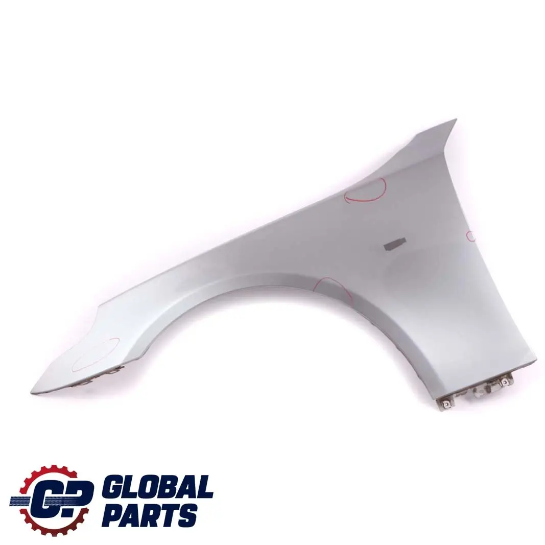 BMW 5 Series E60 E61 Front Left N/S Wing Fender Side Panel Silbergrau Grey A08 - SKU 7111429-SBG1 - Part number 7111429