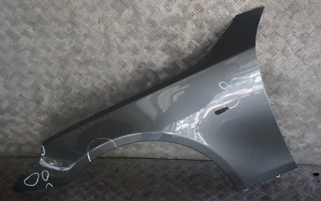 Front Left N/S Wing Fender Side Panel Titangrau Titan Grey A36 to BMW 5 E60 E61 1 with Part number 7111429 BMW 5 E60 E61 1 Front Left N/S Wing Fender Side Panel Titangrau Titan Grey A36 - SKU 7111429-TGR1 - Part number 7111429