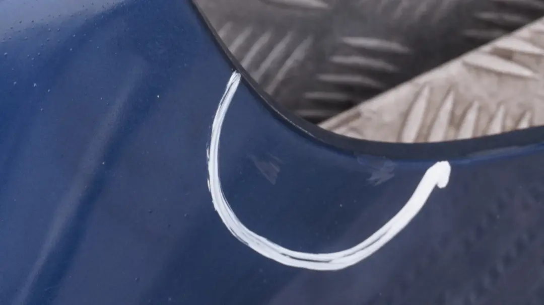 BMW 5 Series E60 E61 Front Right Wing Fender Side Panel O/S Mysticblau Blue - SKU 7111430-MYS - Part number 7111430