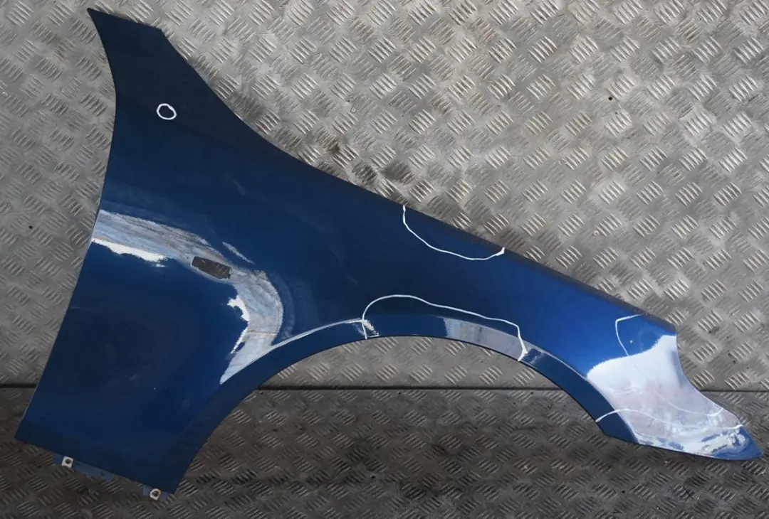 BMW 5 Series E60 E61 1 Front Right Wing Fender Side Panel O/S Mysticblau Blue - SKU 7111430-MYS1 - Part number 7111430
