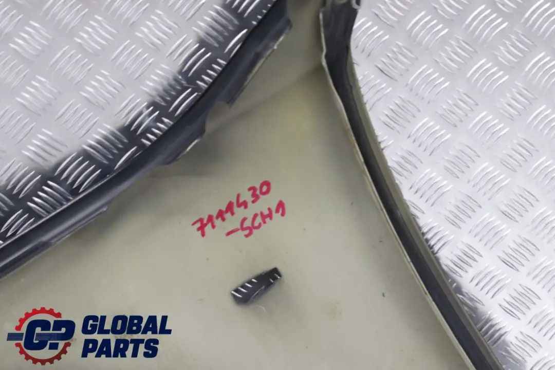 BMW E60 E61 LCI Pannello Laterale Anteriore Destro Parafango Nero 2 - 668 - SKU 7111430-SCH1 - Numero di parte 7111430