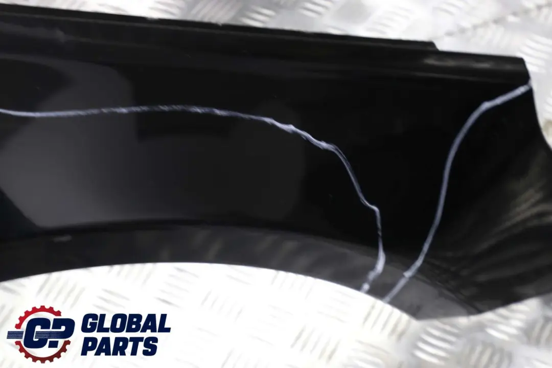 BMW 5 Series E60 E61 Front Right Wing Fender Side Panel O/S Schwarz 2 Black 668 - SKU 7111430-SCH1 - Part number 7111430