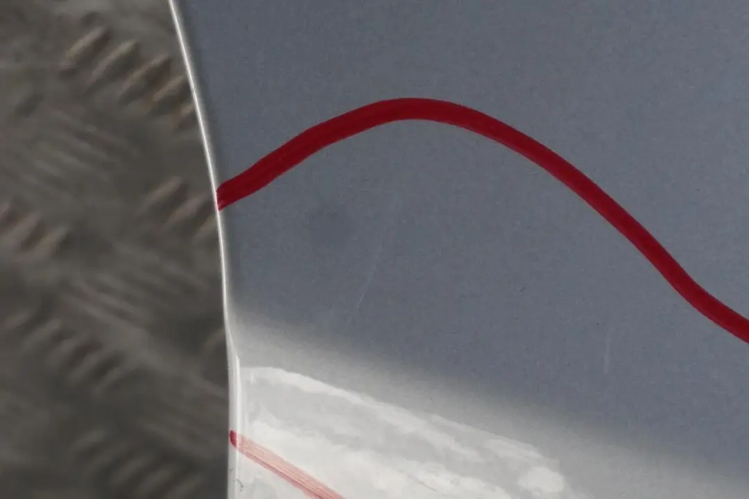 Front Right Wing Fender Side Panel O/S Titan Silver 354 to BMW 5 Series E60 E61 4 with Part number 7111430 BMW 5 Series E60 E61 4 Front Right Wing Fender Side Panel O/S Titan Silver 354 - SKU 7111430-TS4 - Part number 7111430