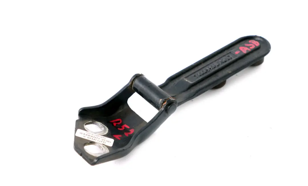 Mini Cooper R52 Cabrio Scharnier Heckklappe Hinten Links Astro Black Schwarz - SKU 7111441-ASB - Teilenummer 7144001