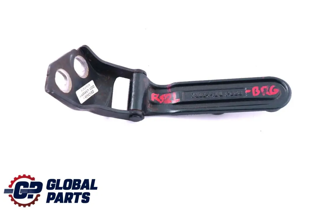 Bisagra izquierda escotilla maletero portón trasero Cabrio Green para BMW Mini R52 con número de pieza 7144001 BMW Mini R52 Bisagra izquierda escotilla maletero portón trasero Cabrio Green - SKU 7111441-BRG - Número de pieza 7144001