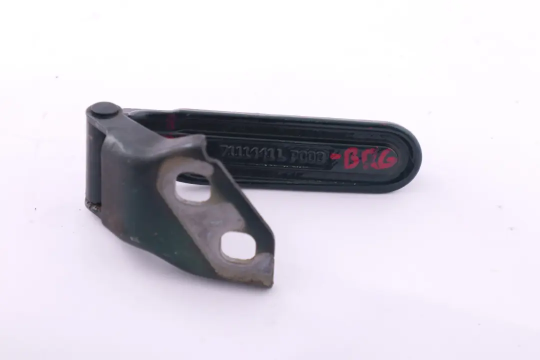 MINI R52 Cabrio Scharnier Heckklappe hinten links Grün British Green - SKU 7111441-BRG - Teilenummer 7144001