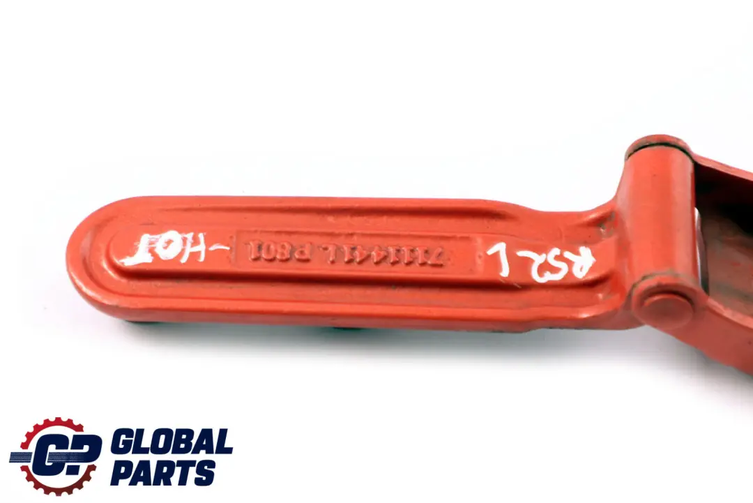 Scharnier Heckklappe Hinten Links Hot Orange Metallic für MINI R52 Cabrio mit Teilenummer 7144001 MINI R52 Cabrio Scharnier Heckklappe Hinten Links Hot Orange Metallic - SKU 7111441-HOT - Teilenummer 7144001