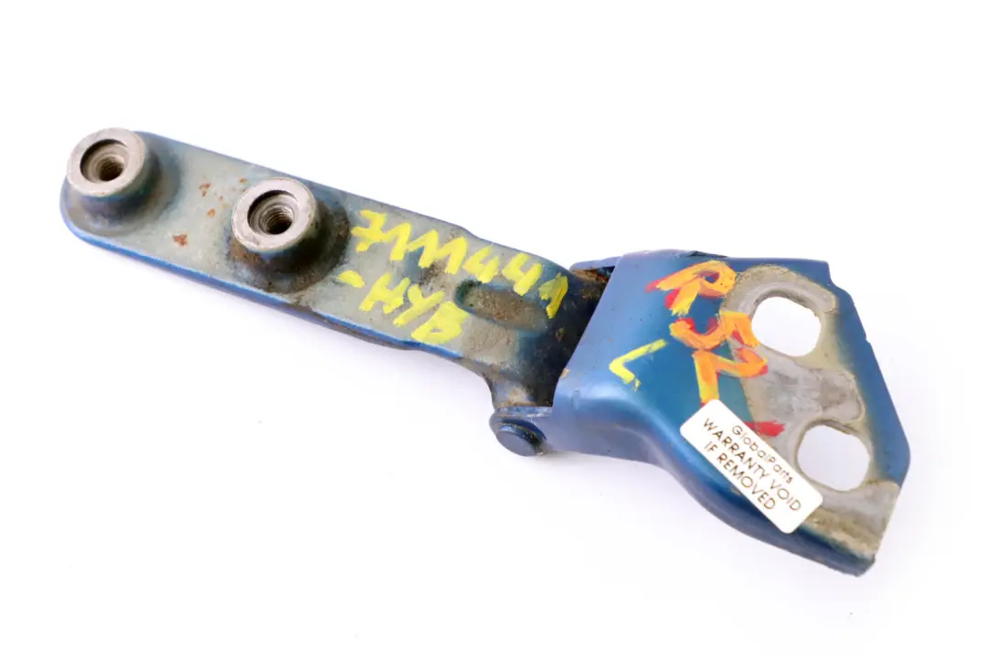 Boot Lid Hatch Hinge Left N/S Hyper Blue A28 to Mini R52 Cabrio Tailgate with Part number 7144001 Mini R52 Cabrio Tailgate Boot Lid Hatch Hinge Left N/S Hyper Blue A28 - SKU 7111441-HYB - Part number 7144001