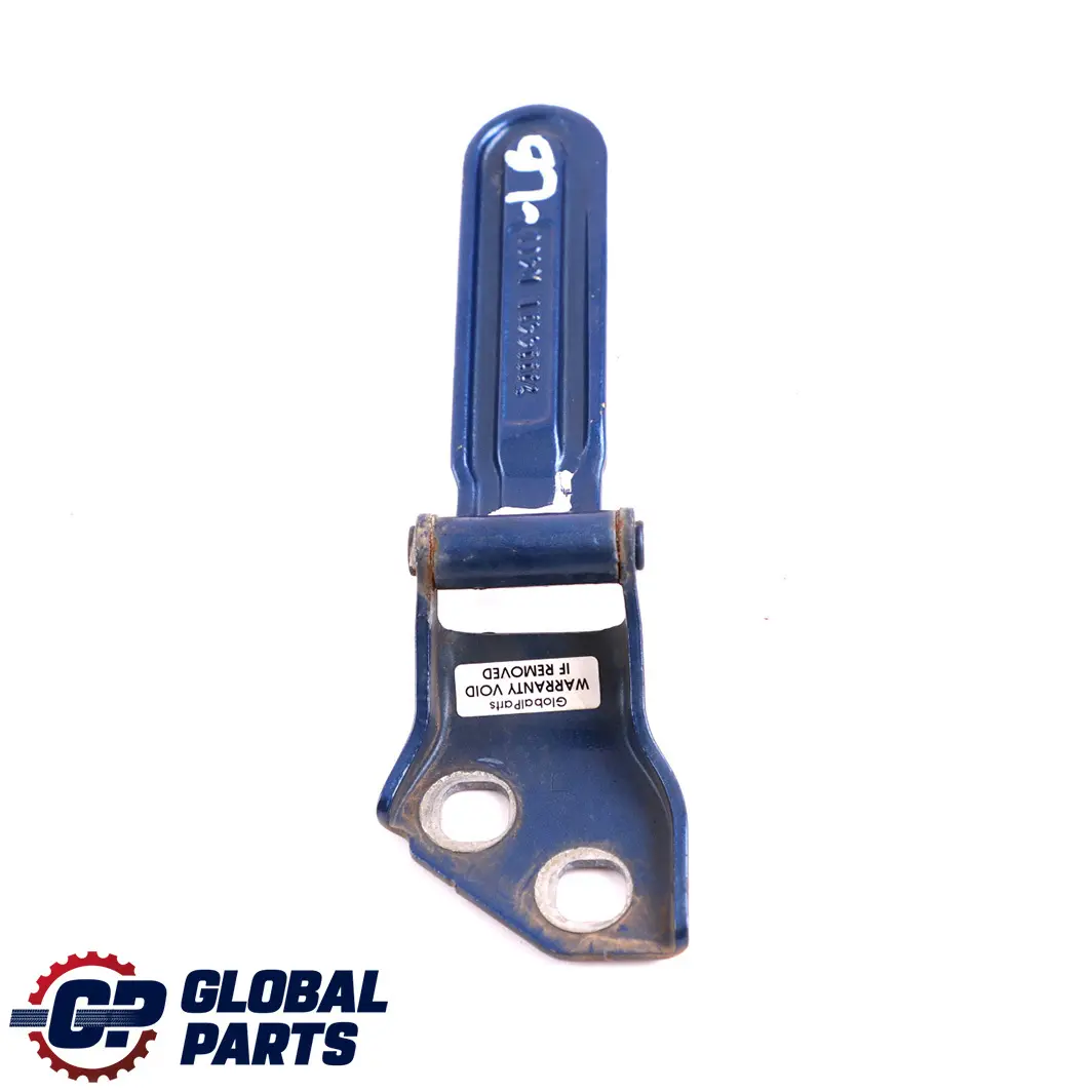 BMW Mini R52 Cabrio Scharnier Heckklappe Hinten Links Lightning Blue A63 Blau - SKU 7111441-LB - Teilenummer 7144001