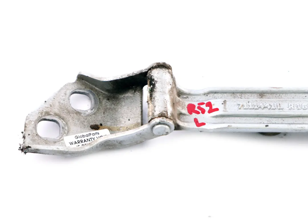 BMW Mini Cooper R52 Cabrio Tailgate Boot Lid Hatch Hinge Left N/S Pure Silver - SKU 7111441-PS - Part number 7144001