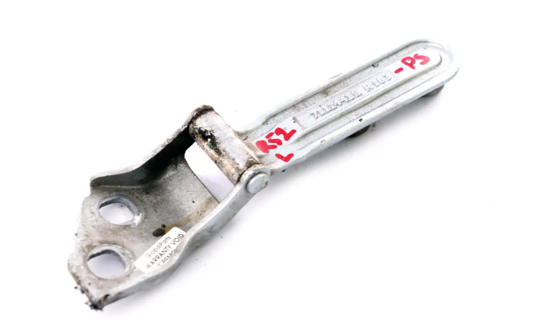 BMW Mini Cooper R52 Cabrio Tailgate Boot Lid Hatch Hinge Left N/S Pure Silver - SKU 7111441-PS - Part number 7144001