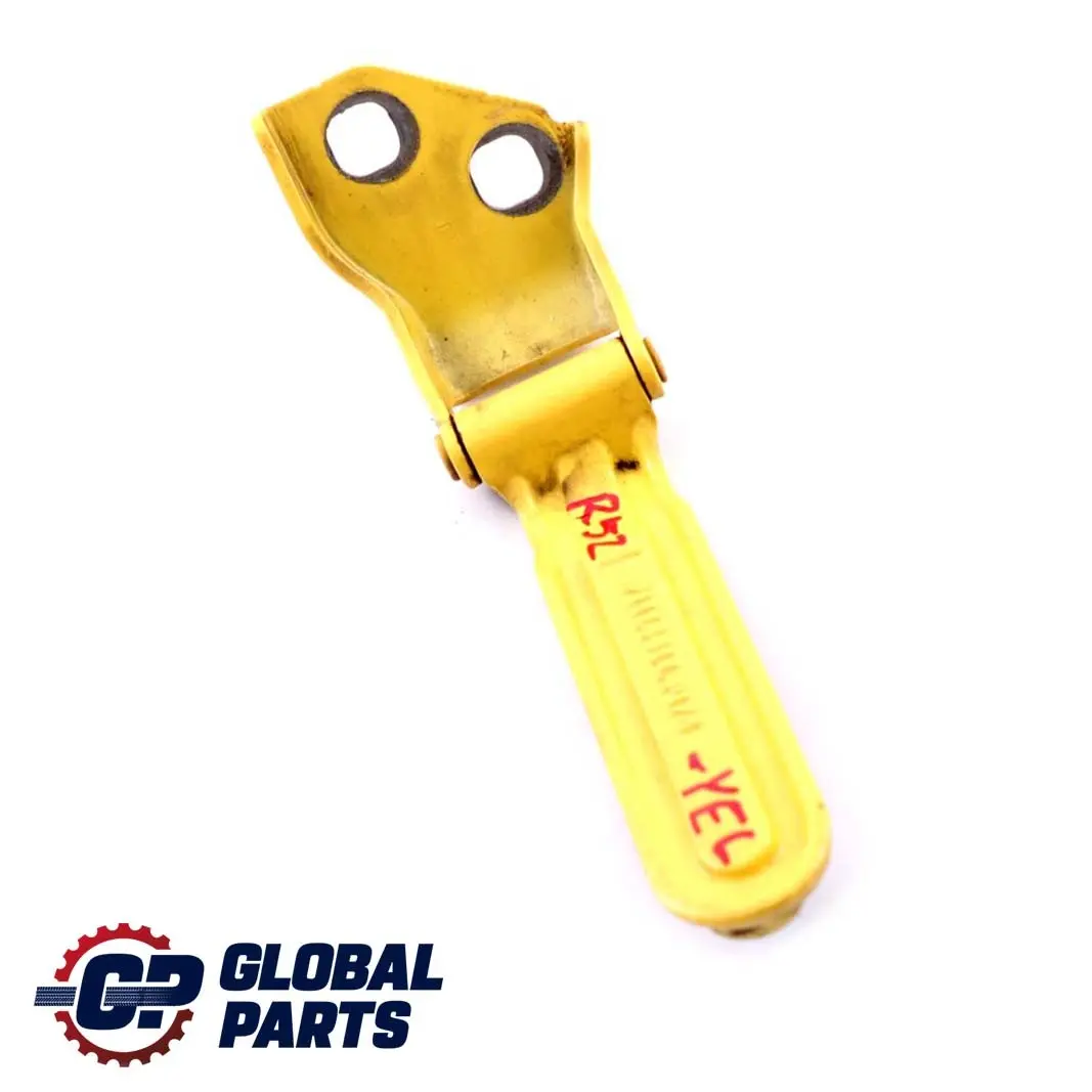 Scharnier Heckklappe Hinten Links Liquid Yellow 902 Gelb für BMW Mini R52 Cabrio mit Teilenummer 7144001 BMW Mini R52 Cabrio Scharnier Heckklappe Hinten Links Liquid Yellow 902 Gelb - SKU 7111441-YEL - Teilenummer 7144001