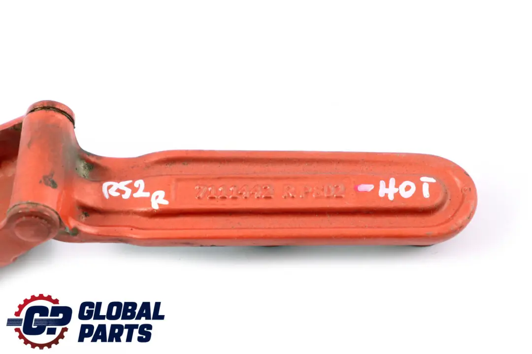 MINI R52 Cabrio Scharnier Heckklappe Hinten Rechts Hot Orange - SKU 7111442-HOT - Teilenummer 7144002