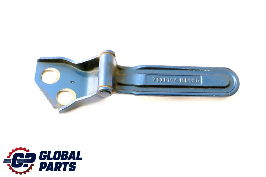 Boot Lid Hatch Hinge Right O/S Hyper Blue A28 to Mini R52 Cabrio Tailgate with Part number 7144002 Mini R52 Cabrio Tailgate Boot Lid Hatch Hinge Right O/S Hyper Blue A28 - SKU 7111442-HYB - Part number 7144002