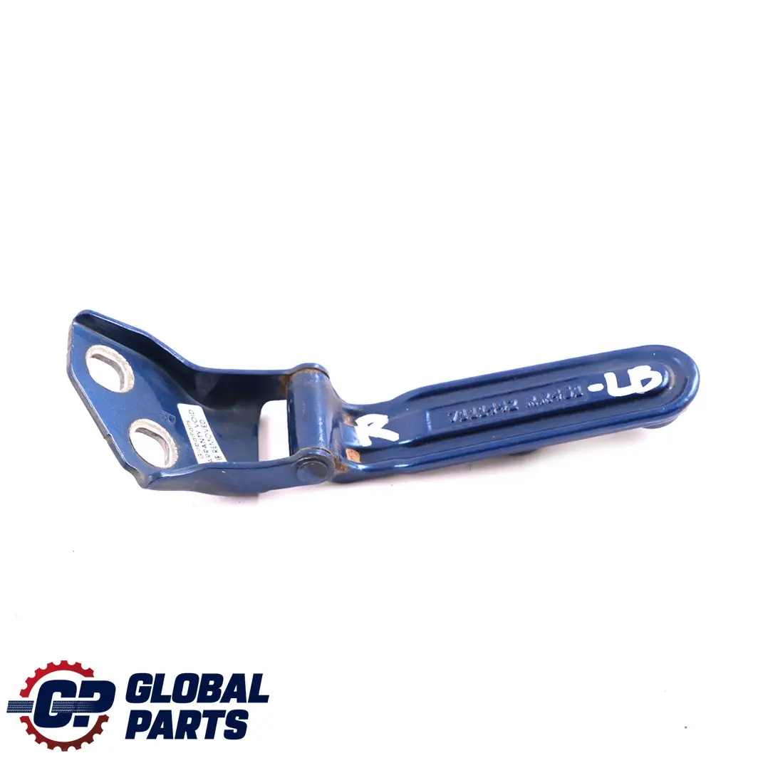 BMW Mini R52 Cabrio Scharnier Heckklappe Hinten Rechts Lightning Blue A63 Blau - SKU 7111442-LB - Teilenummer 7144002
