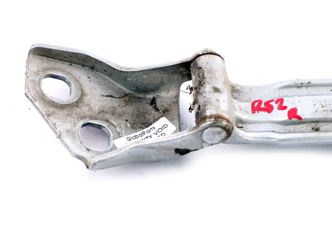 Boot Lid Hatch Hinge Right Pure Silver para Mini Cooper R52 Cabrio Tailgate con número de pieza 7144002 Mini Cooper R52 Cabrio Tailgate Boot Lid Hatch Hinge Right Pure Silver - SKU 7111442-PS - Número de pieza 7144002