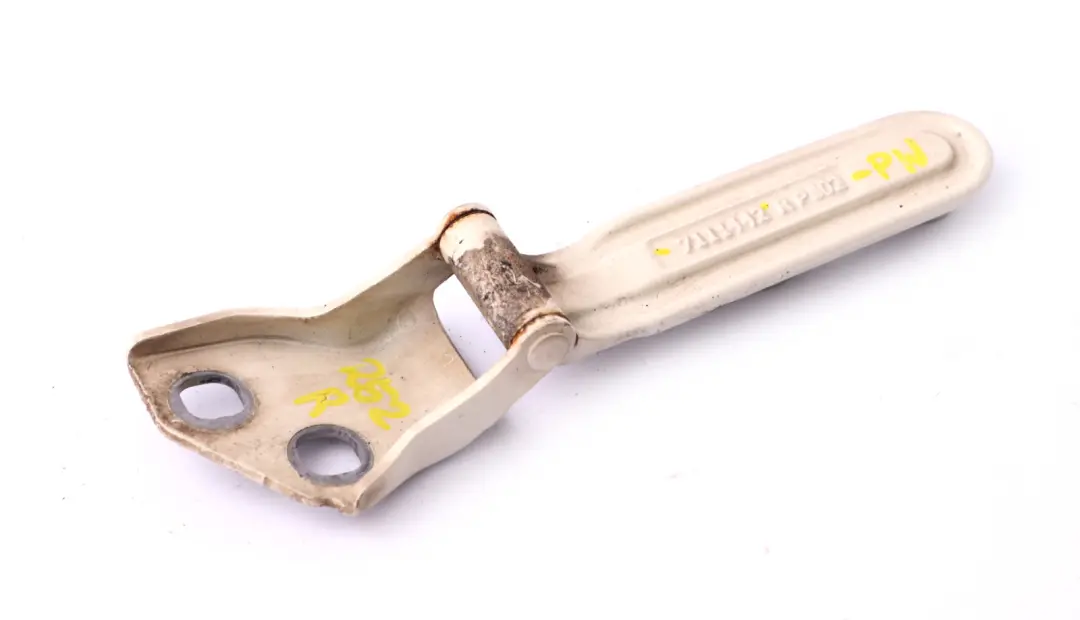 Scharnier Heckklappe hinten rechts Pepper White weiss für MINI R52 Cabrio mit Teilenummer 7144002 MINI R52 Cabrio Scharnier Heckklappe hinten rechts Pepper White weiss - SKU 7111442-PW - Teilenummer 7144002