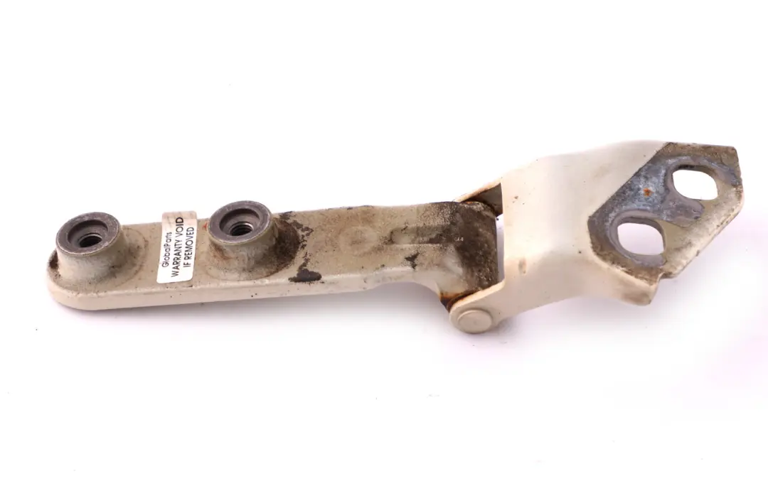 Boot Lid Hatch Hinge Right O/S Pepper White to Mini Cooper R52 Cabrio Tailgate with Part number 7144002 Mini Cooper R52 Cabrio Tailgate Boot Lid Hatch Hinge Right O/S Pepper White - SKU 7111442-PW - Part number 7144002