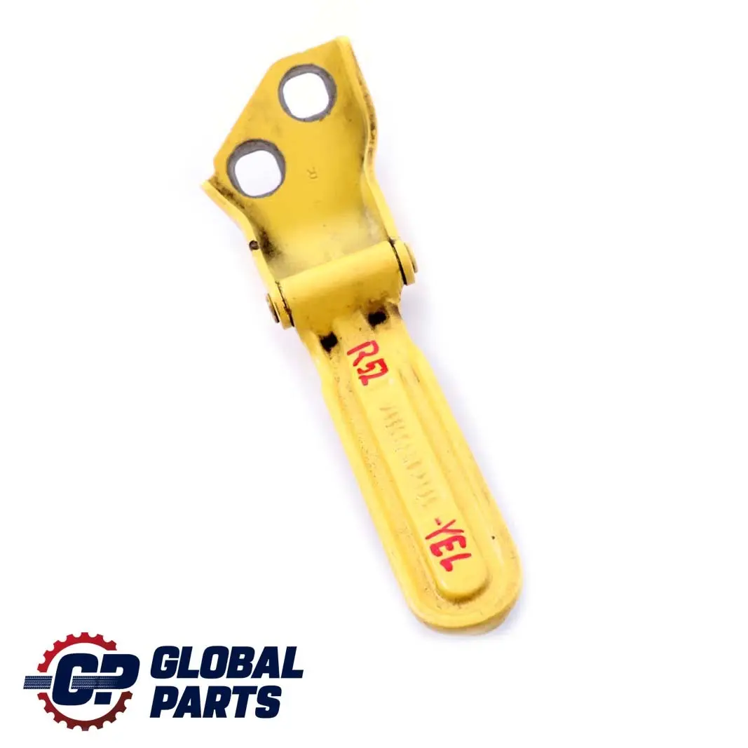 Boot Lid Hatch Hinge Right O/S Liquid Yellow 902 to BMW Mini R52 Cabrio Tailgate with Part number 7144002 BMW Mini R52 Cabrio Tailgate Boot Lid Hatch Hinge Right O/S Liquid Yellow 902 - SKU 7111442-YEL - Part number 7144002