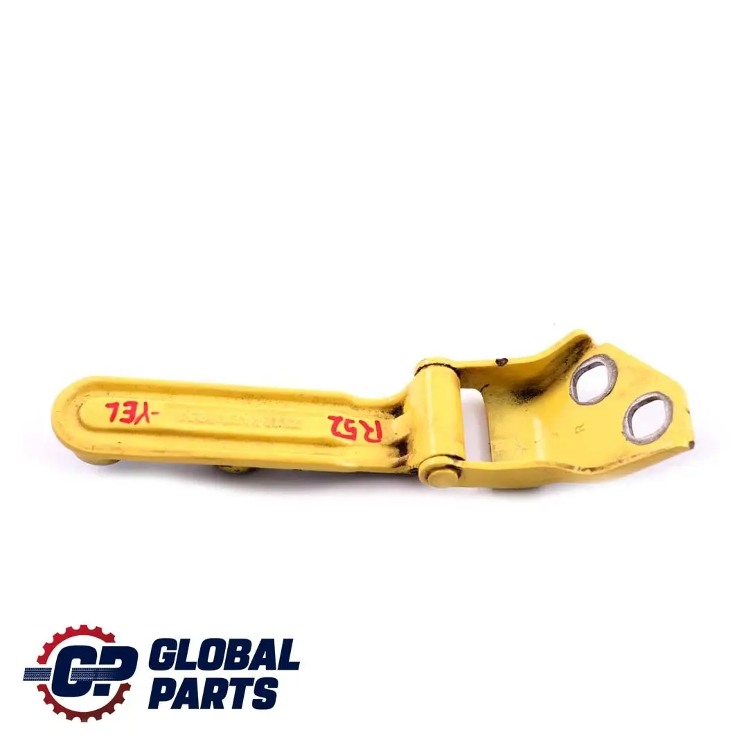 Boot Lid Hatch Hinge Right O/S Liquid Yellow 902 to BMW Mini R52 Cabrio Tailgate with Part number 7144002 BMW Mini R52 Cabrio Tailgate Boot Lid Hatch Hinge Right O/S Liquid Yellow 902 - SKU 7111442-YEL - Part number 7144002
