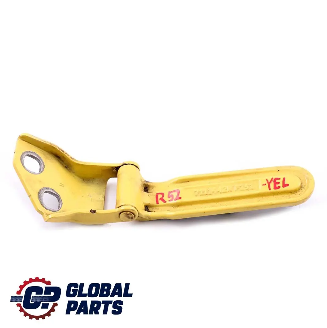 Mini R52 Cabrio Tailgate Boot Lid Hatch Hinge Right Liquid Yellow 902 - SKU 7111442-YEL - Número de pieza 7144002