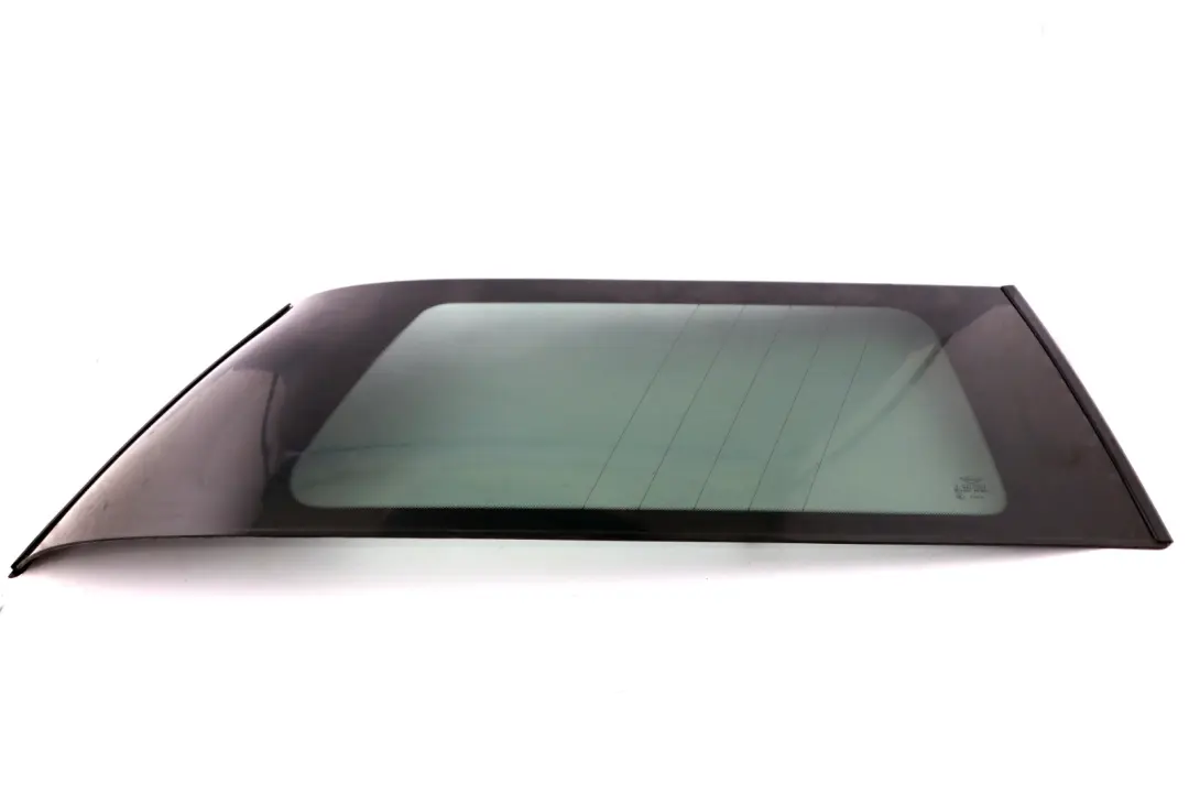 Right Side Window Glass Black Trim O/S to Mini Cooper R50 R53 Rear with Part number 7111644 Mini Cooper R50 R53 Rear Right Side Window Glass Black Trim O/S - SKU 7111644 - Part number 7111644