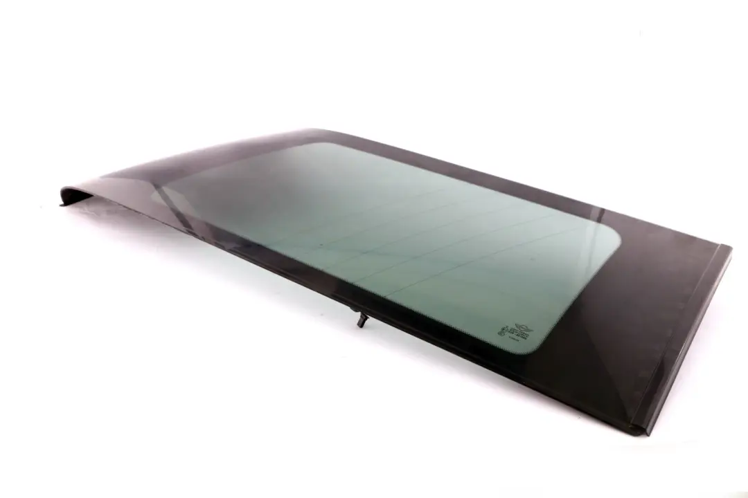 Cristal Ventana Lateral Trasera Derecha Recorte Negro para Mini R50 R53 con número de pieza 7111644 Mini R50 R53 Cristal Ventana Lateral Trasera Derecha Recorte Negro - SKU 7111644 - Número de pieza 7111644
