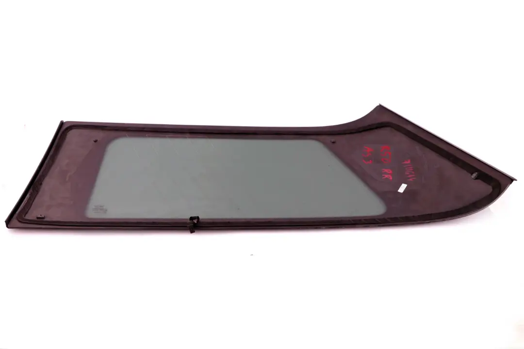 Mini Cooper R50 R53 Rear Right Side Window Glass Black Trim O/S - SKU 7111644 - Part number 7111644