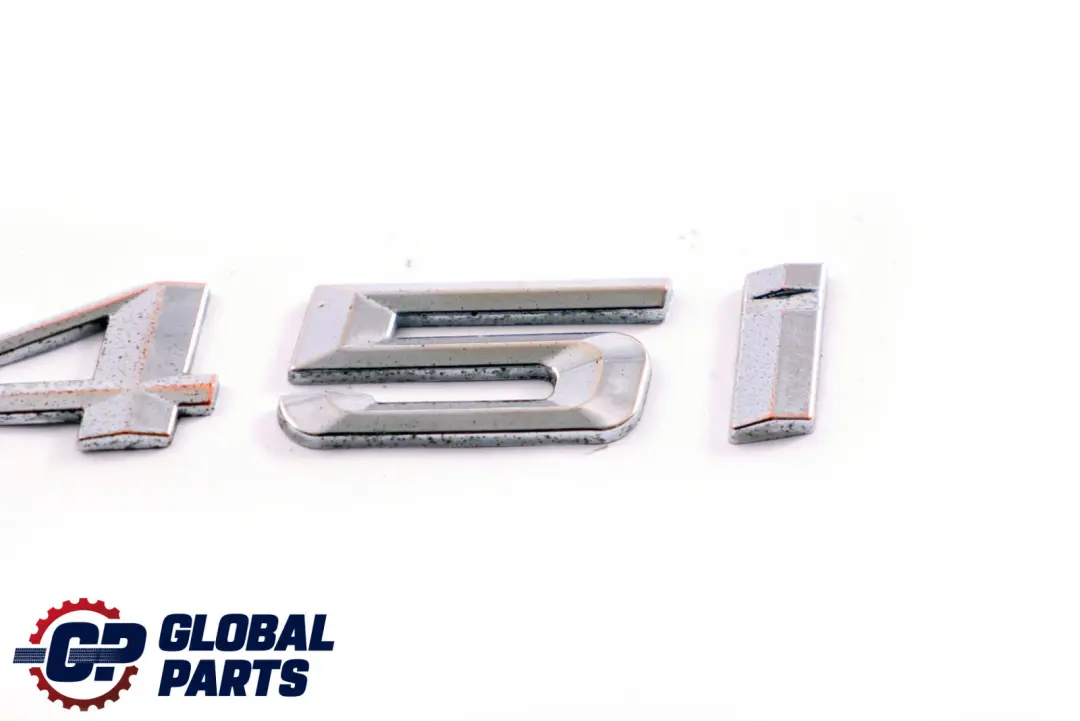 Adhered 545i Boot Trunk Lid Emblem Lettering to BMW E60 E61 Rear with Part number 7111711 BMW E60 E61 Rear Adhered 545i Boot Trunk Lid Emblem Lettering - SKU 7111711 - Part number 7111711