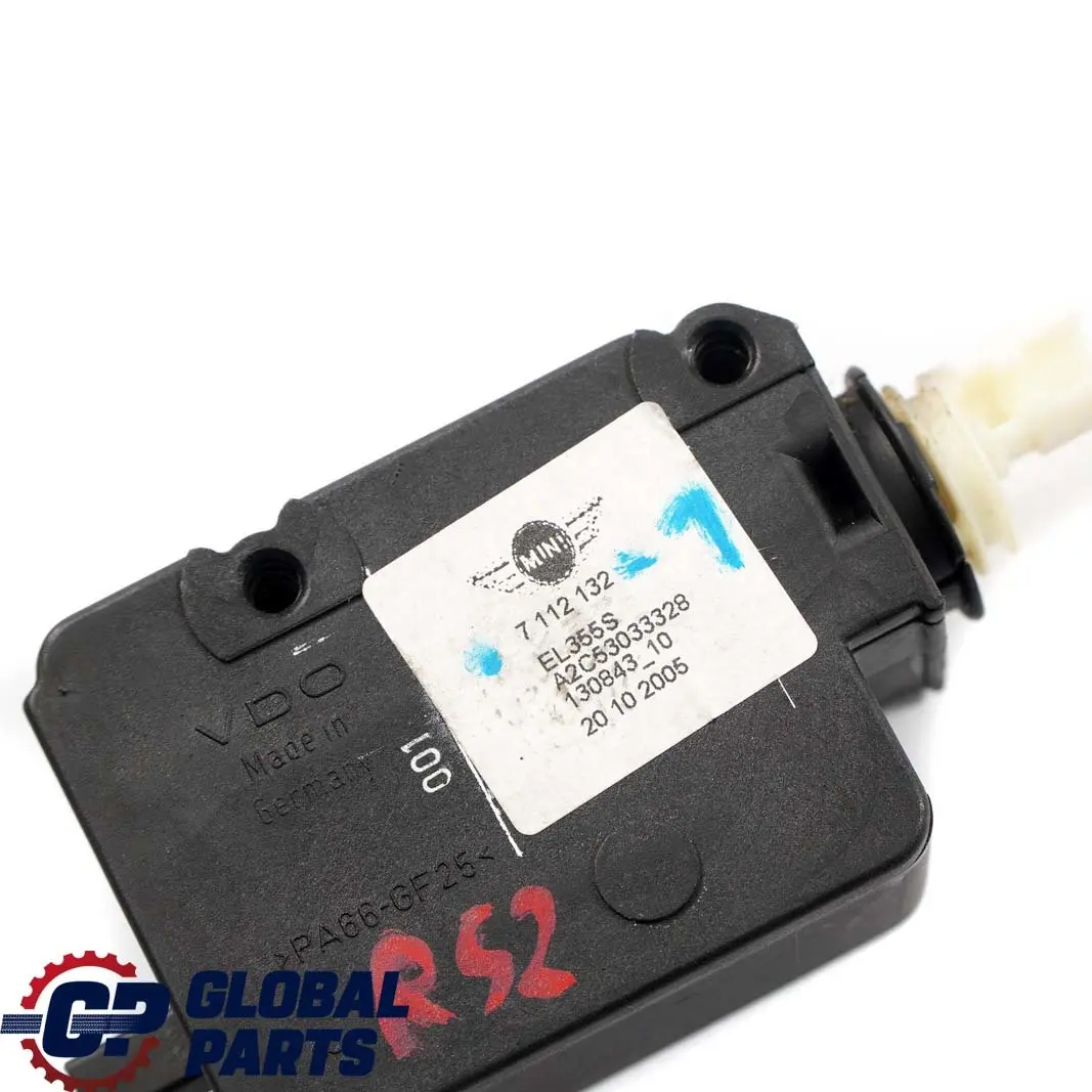 Actuateur Cache pour Reservoir pour Mini Cabriolet 1 R52 à propos du numéro de pièce 7112132 Mini Cabriolet 1 R52 Actuateur Cache pour Reservoir - SKU 7112132-1 - Numéro de pièce 7112132