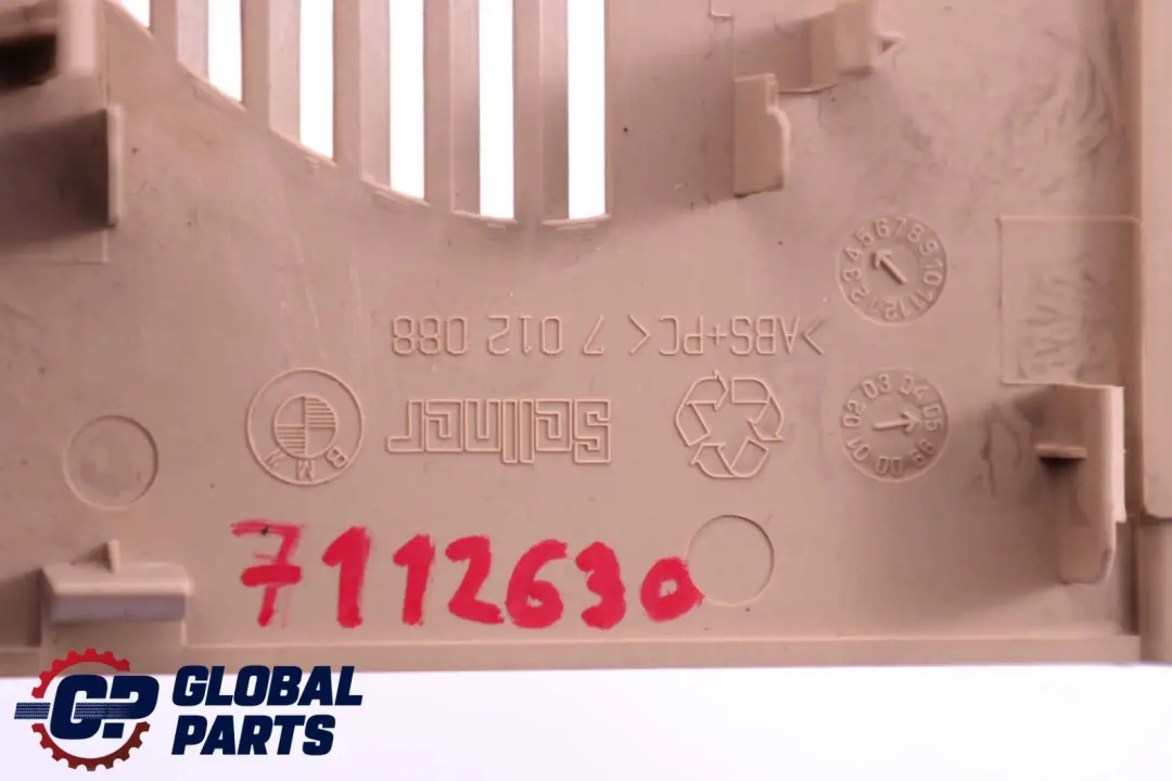 Einsatz Konsole Hinten Beige 7012088 für BMW 7 er E65 E66 E67 mit Teilenummer 7112630 BMW 7 er E65 E66 E67 Einsatz Konsole Hinten Beige 7012088 - SKU 7112630 - Teilenummer 7112630