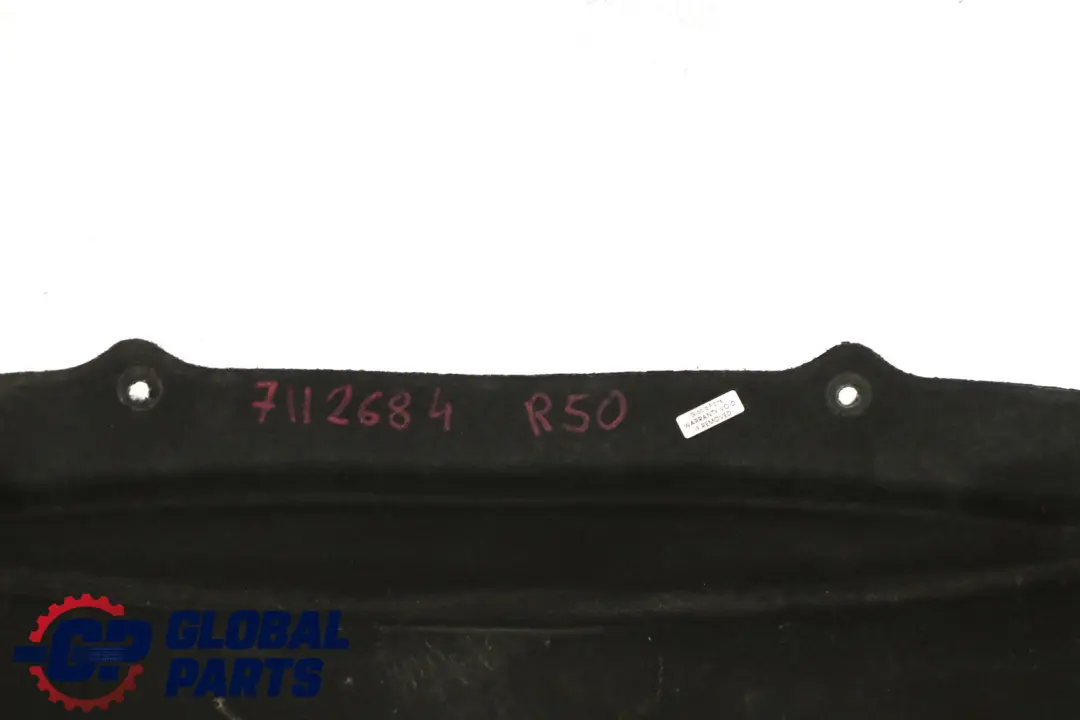 Mini Cooper One R50 R52 Insonorisation Rabat - SKU 7112684 - Numéro de pièce 51487112684