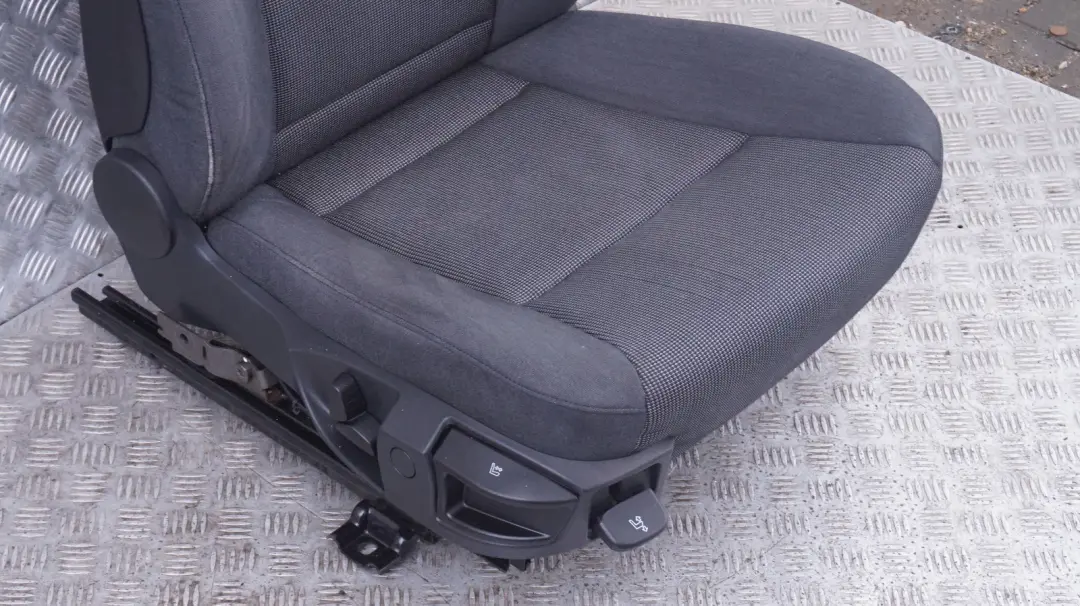 BMW 5 Series E60 E61 Cloth Interior Front Right O/S Side Seat Anthrazit - SKU 7112741-2 - Part number 7112741