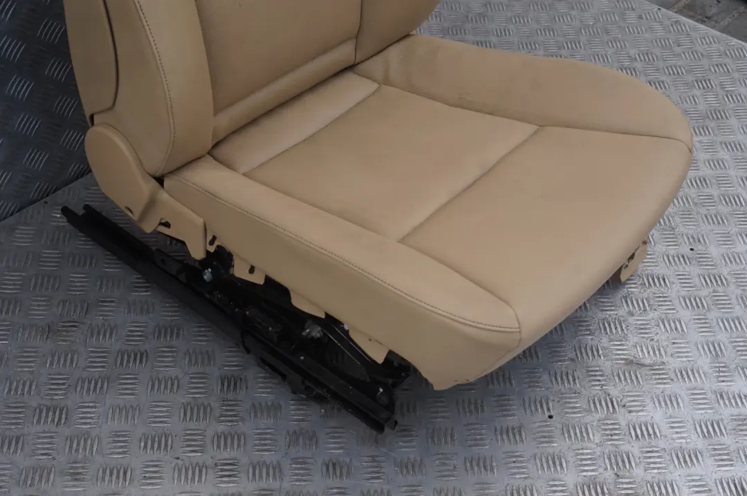 BMW 5 Series E60 Front Left N/S Heated Seat Passenger Imitation Leather Beige - SKU 7112931 - Part number 7112931