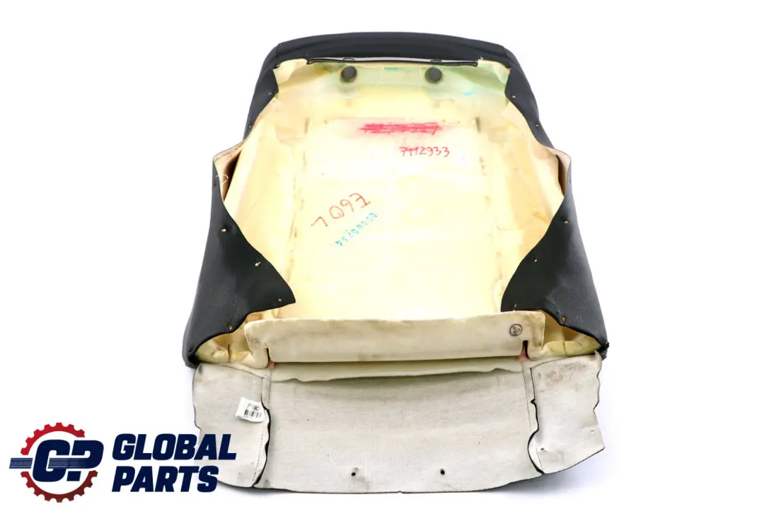 BMW 5 er E60 E61 Vordersitz Links Rechts Lehne Bezug Kunstleder Dakota Schwarz - SKU 7112933 - Teilenummer 7112933