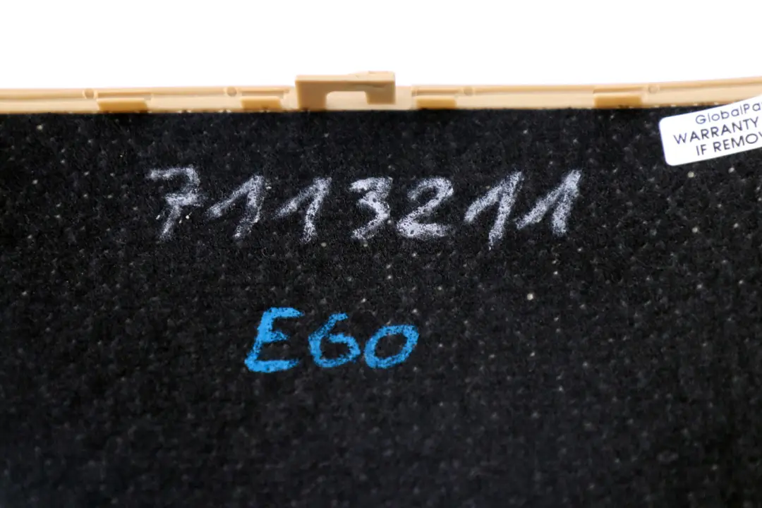 Loudspeaker Rear Window Parcel Shelf Beige to BMW 5 Series E60 Cover with Part number 7113211 BMW 5 Series E60 Cover Loudspeaker Rear Window Parcel Shelf Beige - SKU 7113211 - Part number 7113211