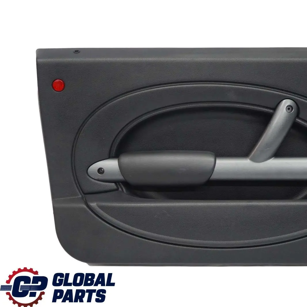 Türverkleidung Dekor Vorne Links Panther Black Schwarz Leder für BMW Mini R50 mit Teilenummer 7113431 BMW Mini R50 Türverkleidung Dekor Vorne Links Panther Black Schwarz Leder - SKU 7113431-2 - Teilenummer 7113431