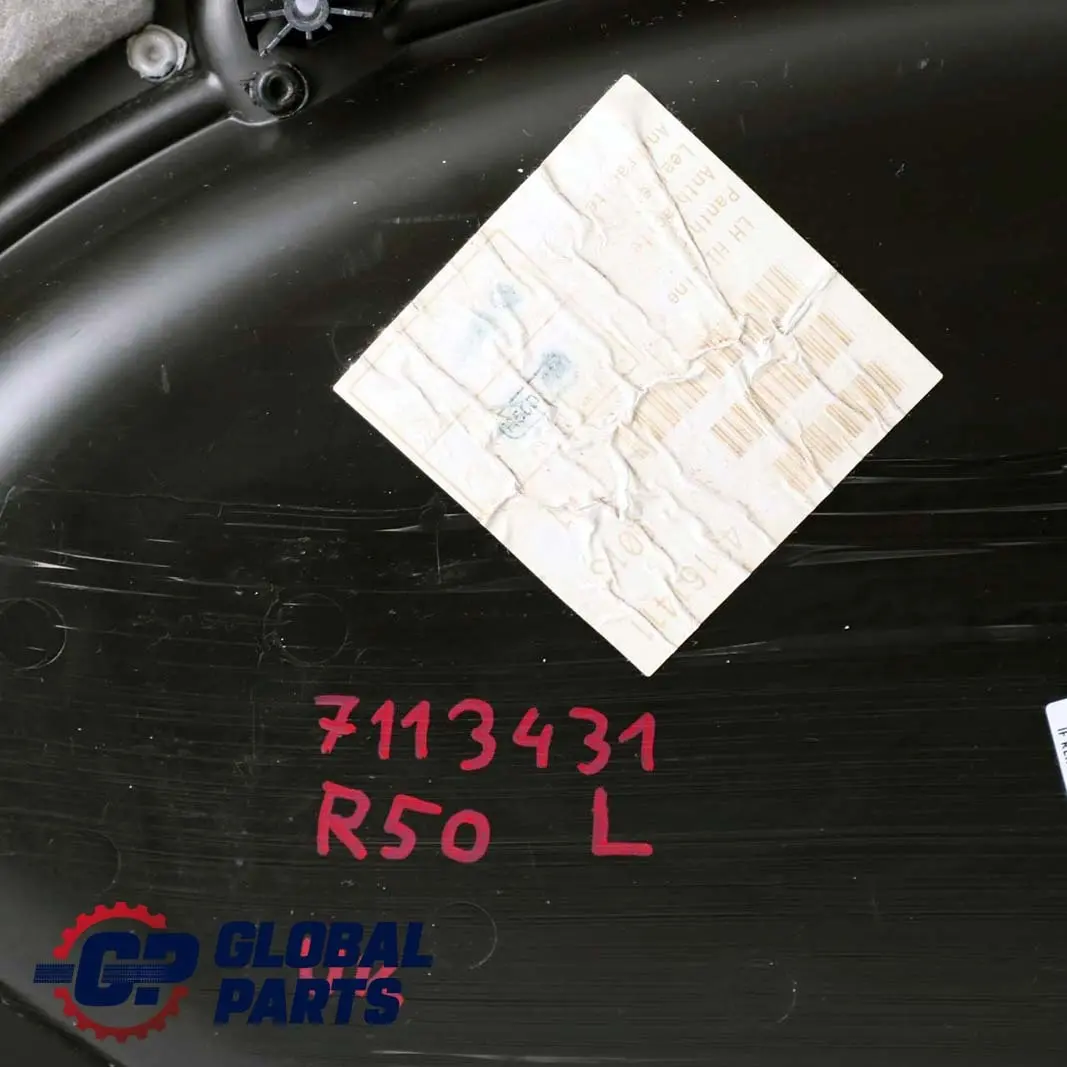 Carte de porte avant gauche Side Trim Panther Black Anthracite pour Mini R50 R53 à propos du numéro de pièce 7113431 Mini R50 R53 Carte de porte avant gauche Side Trim Panther Black Anthracite - SKU 7113431 - Numéro de pièce 7113431