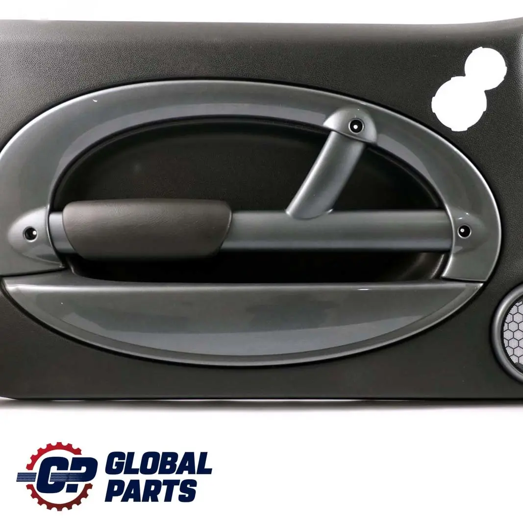 Carte de porte avant gauche Side Trim Panther Black Anthracite pour Mini R50 R53 à propos du numéro de pièce 7113431 Mini R50 R53 Carte de porte avant gauche Side Trim Panther Black Anthracite - SKU 7113431 - Numéro de pièce 7113431