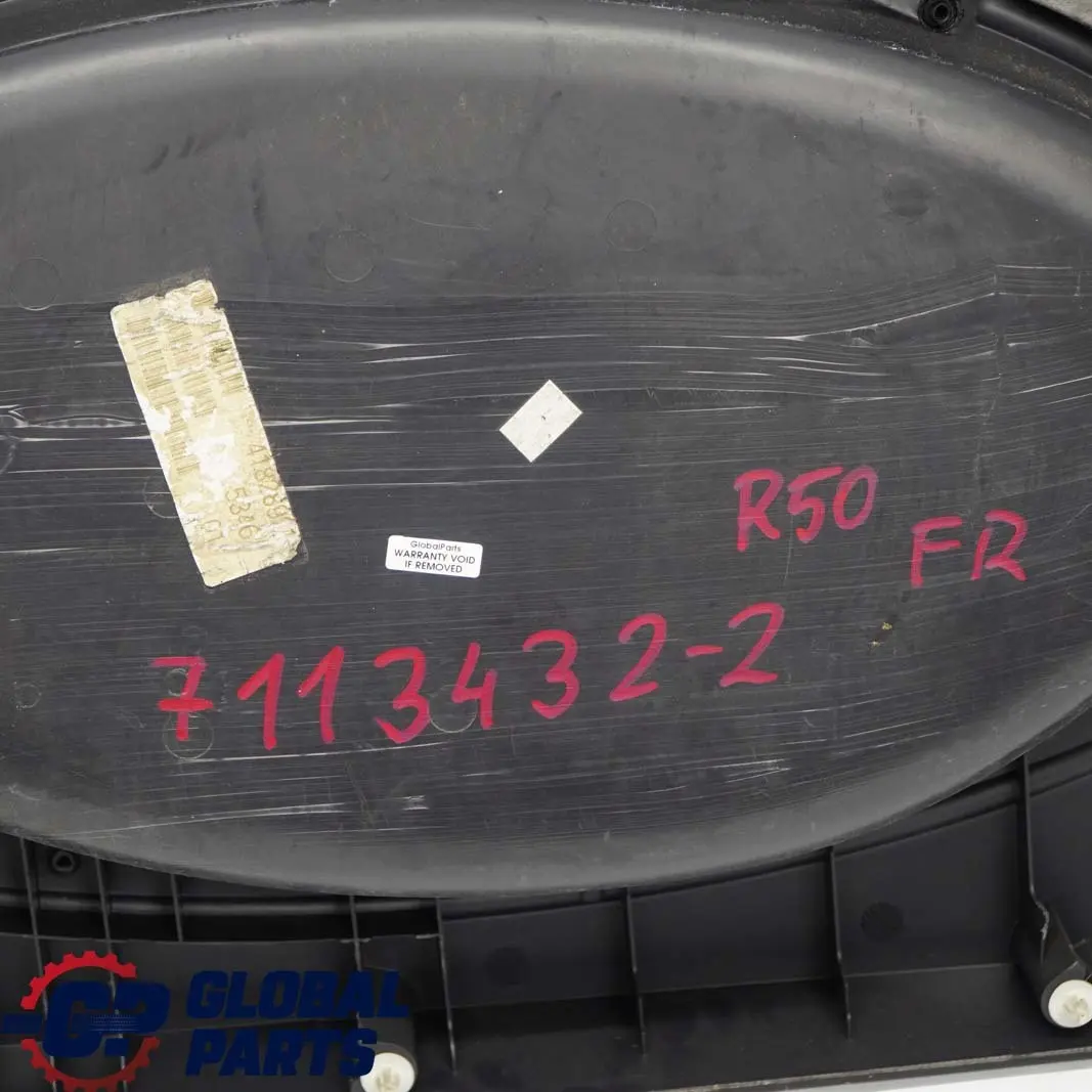 Mini R50 R53 Panneau Portieres Decor devant a Droite Noir Anthracite - SKU 7113432-2 - Numéro de pièce 7113432