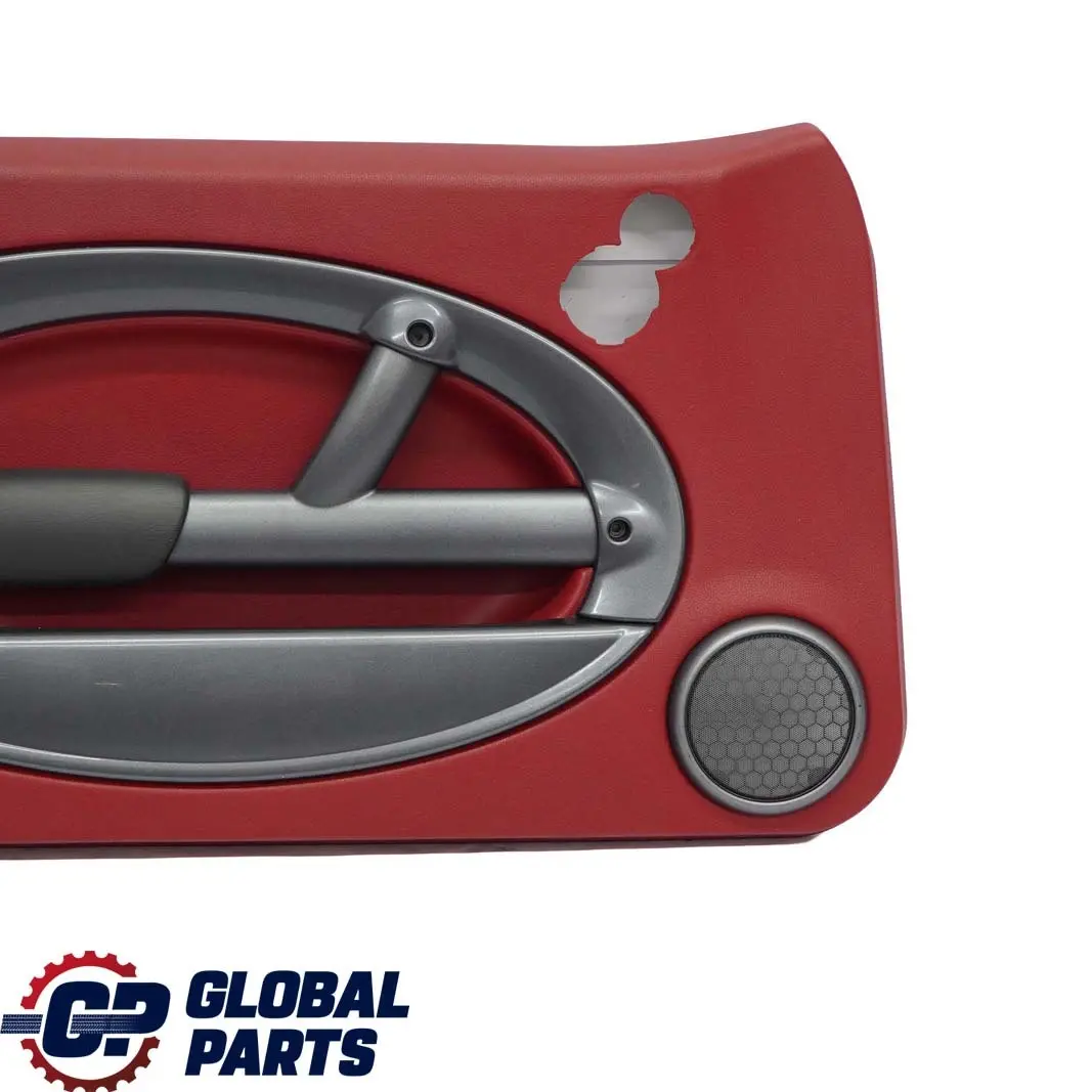 Mini R50 1 Revetement de Porte Gauche Tartan Red Rouge Cuir Anthracit - SKU 7113435-1 - Numéro de pièce 7113435