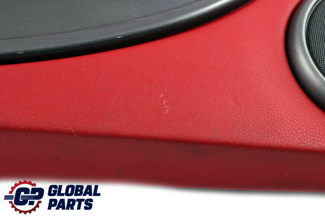 Front Left N/S Door Card Trim Tartan Red Cloth Anthracite to BMW Mini R50 with Part number 7113435 BMW Mini R50 Front Left N/S Door Card Trim Tartan Red Cloth Anthracite - SKU 7113435 - Part number 7113435