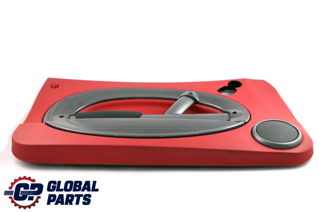 Front Left N/S Door Card Trim Tartan Red Cloth Anthracite to BMW Mini R50 with Part number 7113435 BMW Mini R50 Front Left N/S Door Card Trim Tartan Red Cloth Anthracite - SKU 7113435 - Part number 7113435