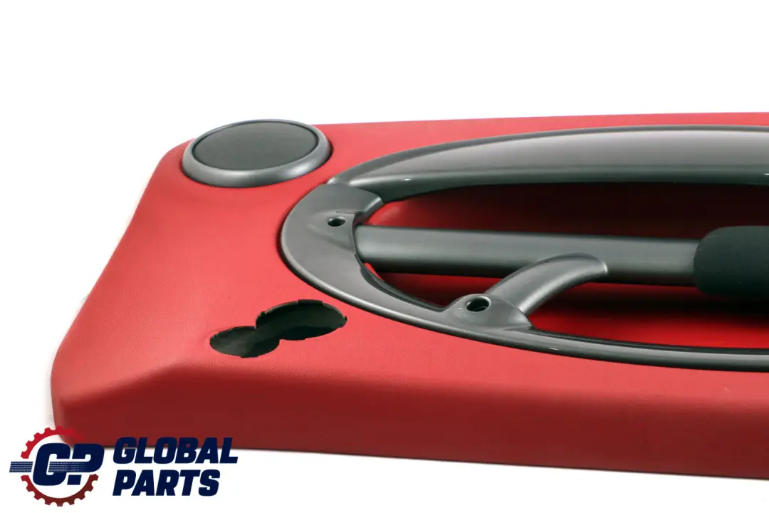 BMW Mini R50 Türverkleidung Vorne Links Tartan Red Rot Stoff Anthrazit - SKU 7113435 - Teilenummer 7113435