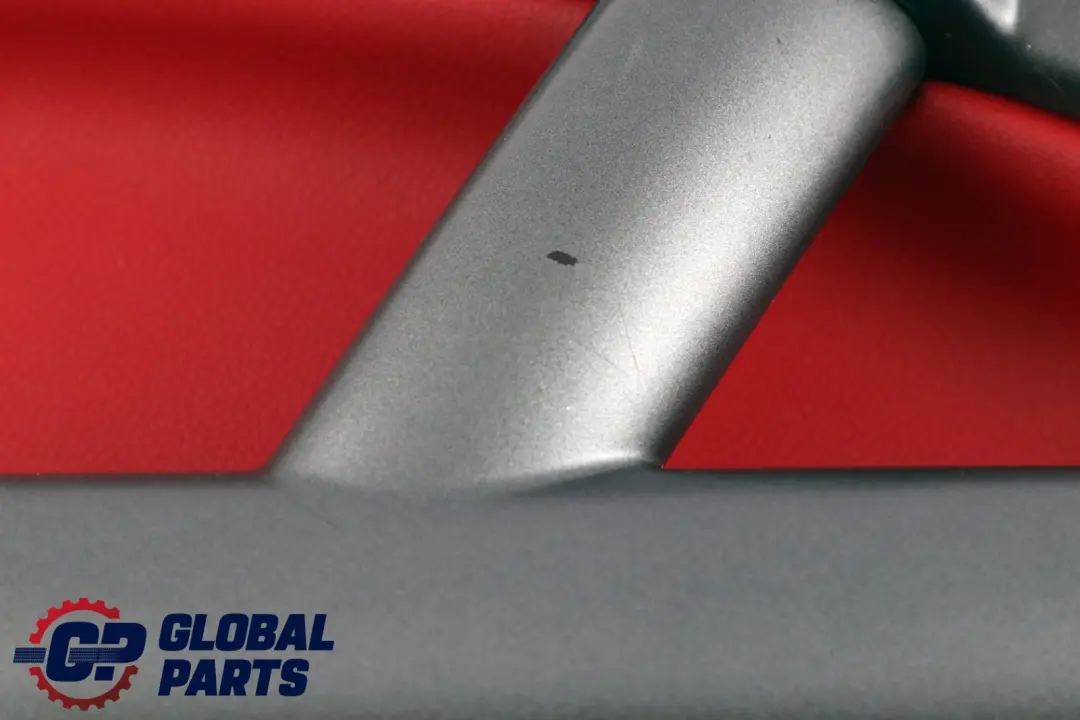 Front Left N/S Door Card Trim Tartan Red Cloth Anthracite to BMW Mini R50 with Part number 7113435 BMW Mini R50 Front Left N/S Door Card Trim Tartan Red Cloth Anthracite - SKU 7113435 - Part number 7113435