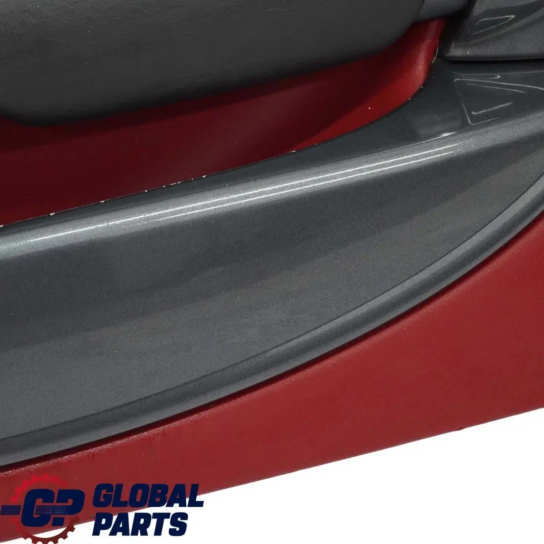 Front Right O/S Door Card Trim Tartan Red Leather Anthracite to BMW Mini R50 with Part number 7113436 BMW Mini R50 Front Right O/S Door Card Trim Tartan Red Leather Anthracite - SKU 7113436 - Part number 7113436