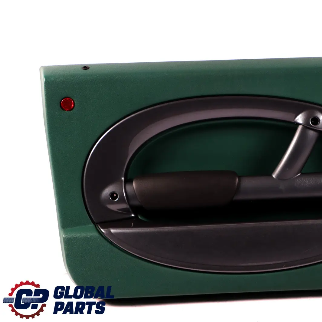 Front Left N/S Door Card Side Trim Emerald Green Anthracite to Mini Cooper R50 with Part number 7113437 Mini Cooper R50 Front Left N/S Door Card Side Trim Emerald Green Anthracite - SKU 7113437 - Part number 7113437
